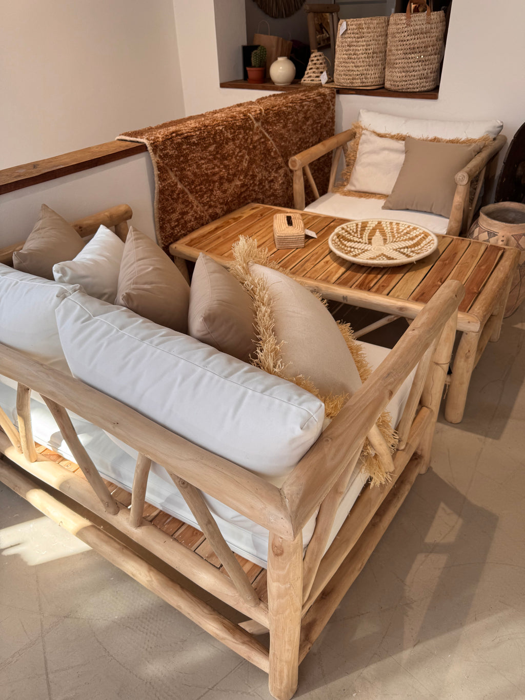 Teakový zahradní set