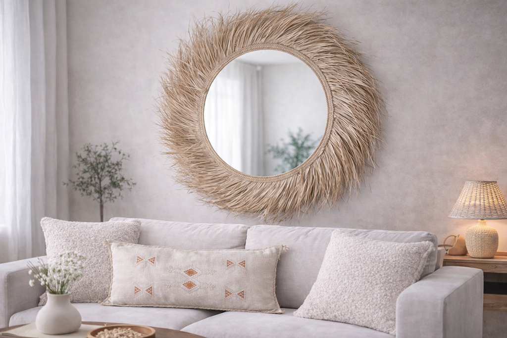 Zrcadlo Boho 100cm