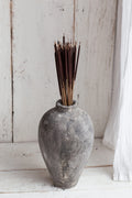 Váza Cement šedá mat 60cm