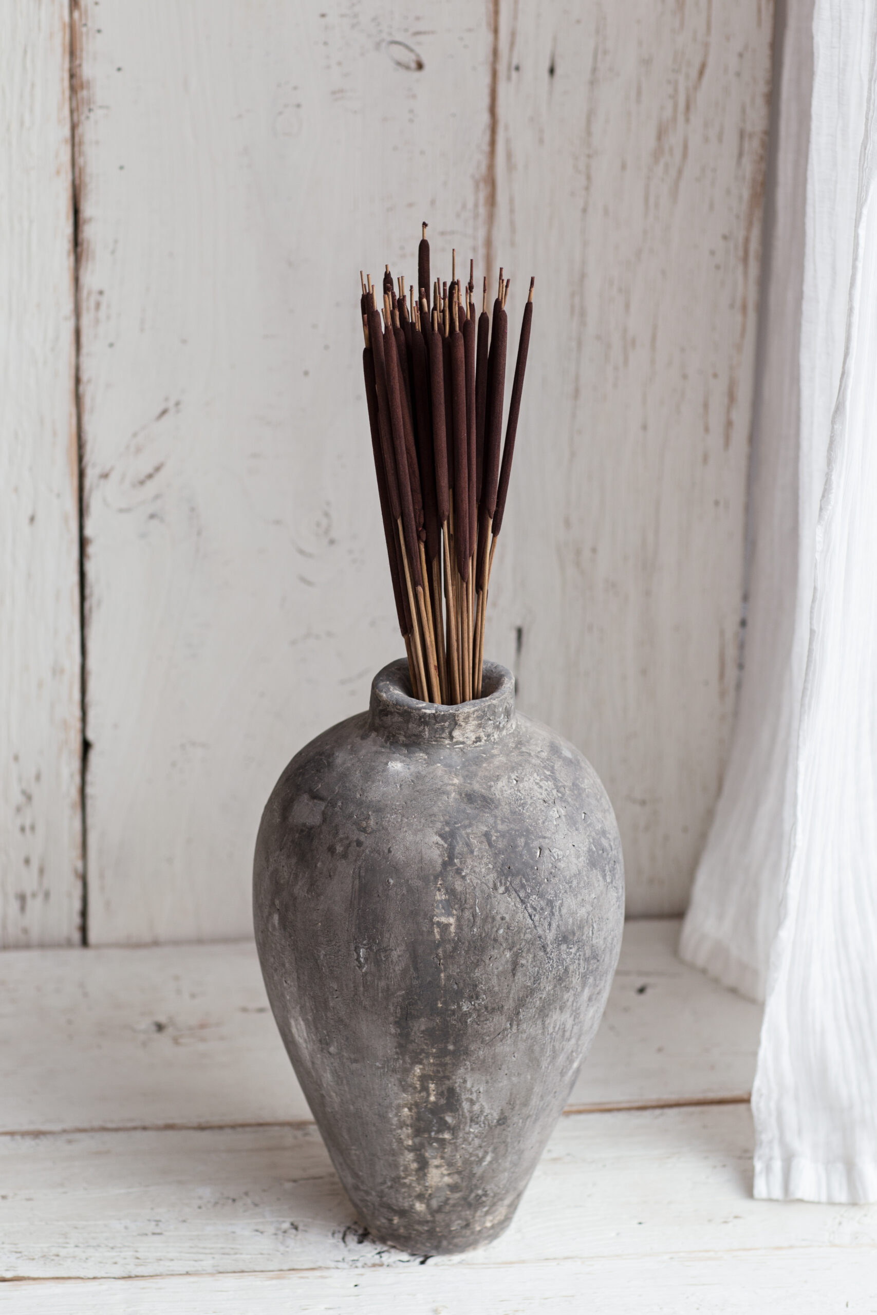 Váza Monta šedá patina 60cm