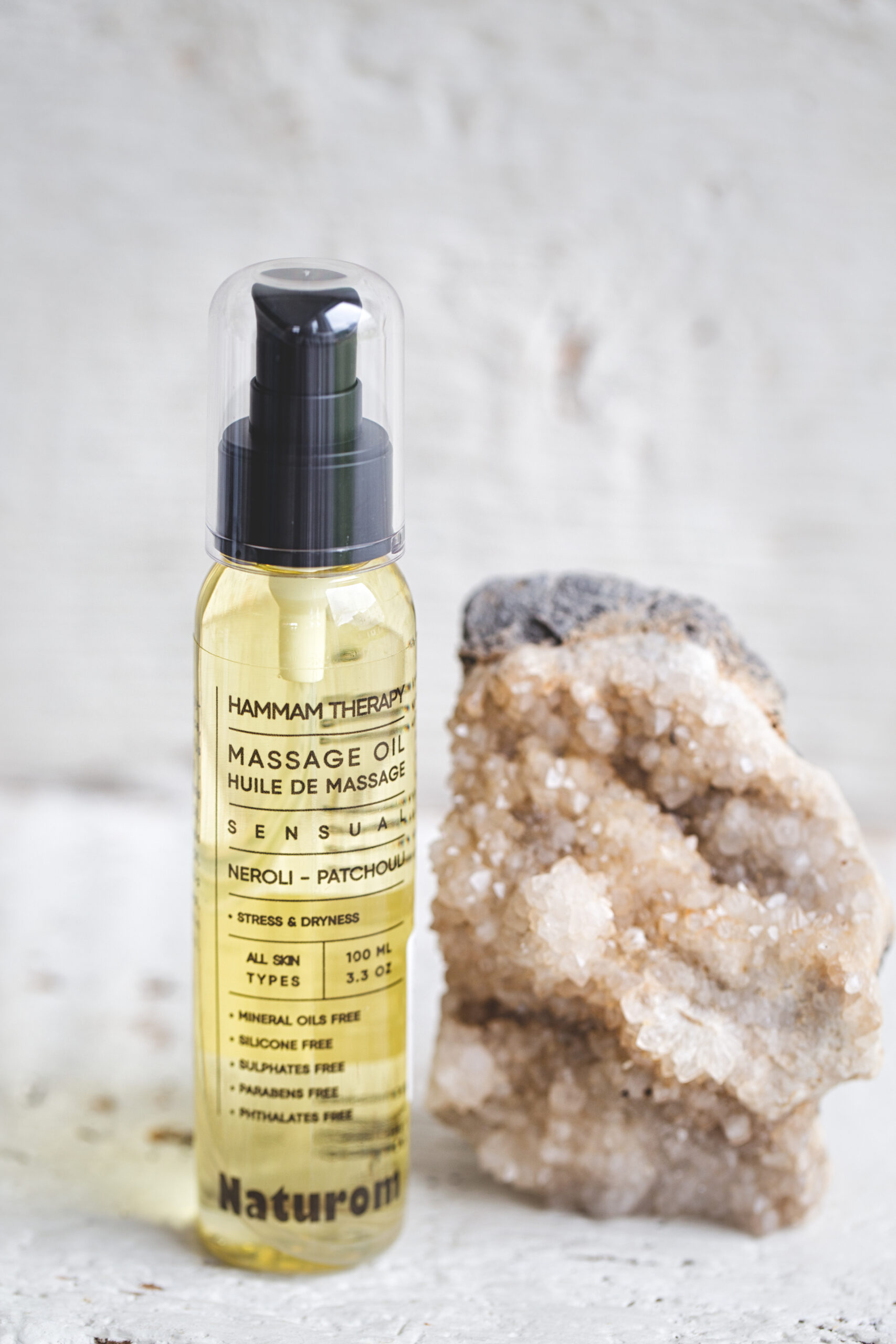 Masážní olej Neroli&Pačuli 100ml Naturom