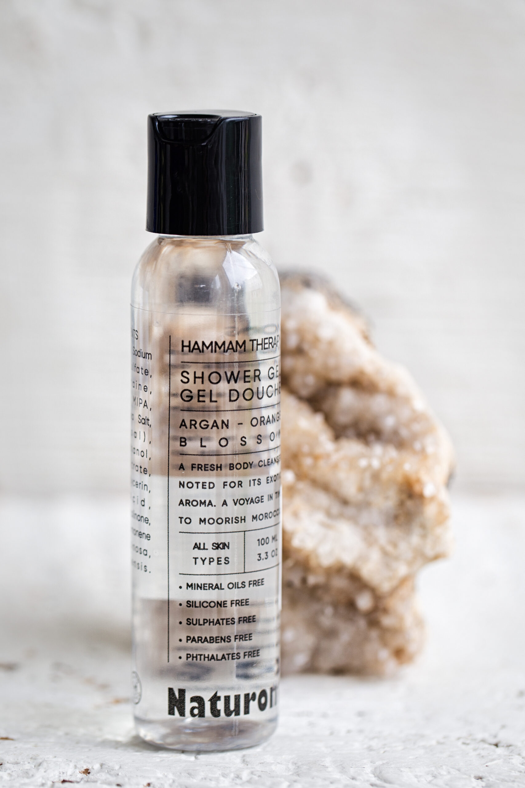 Sprchový gel Argan&Neroli 100ml Naturom