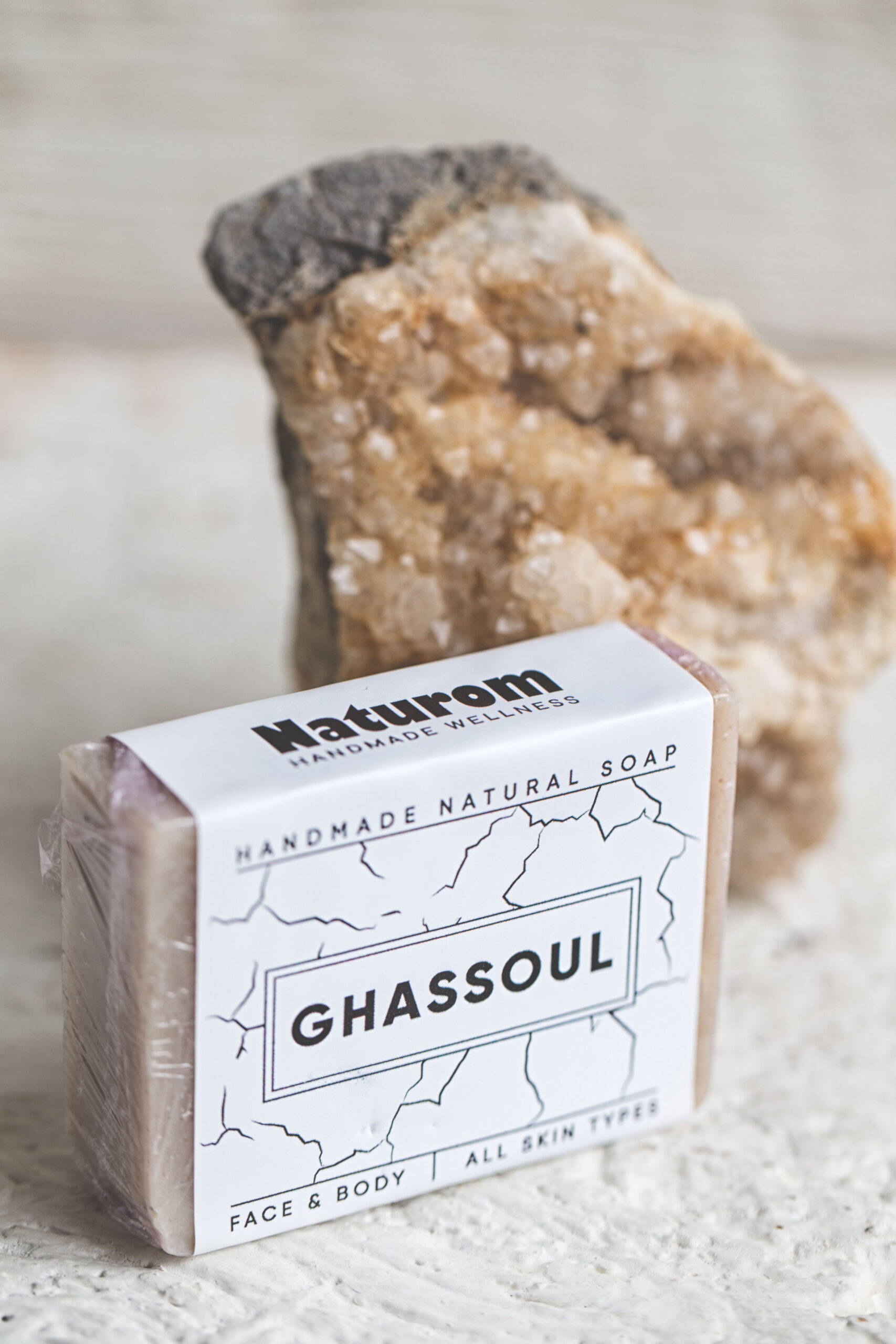 Tuhé mýdlo Ghassoul 100g Naturom